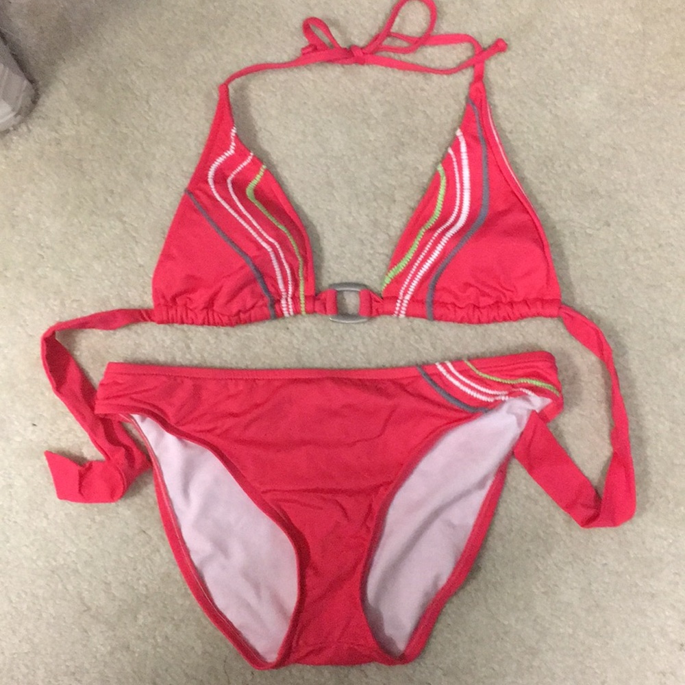 NWOT Mossimo coral bikini